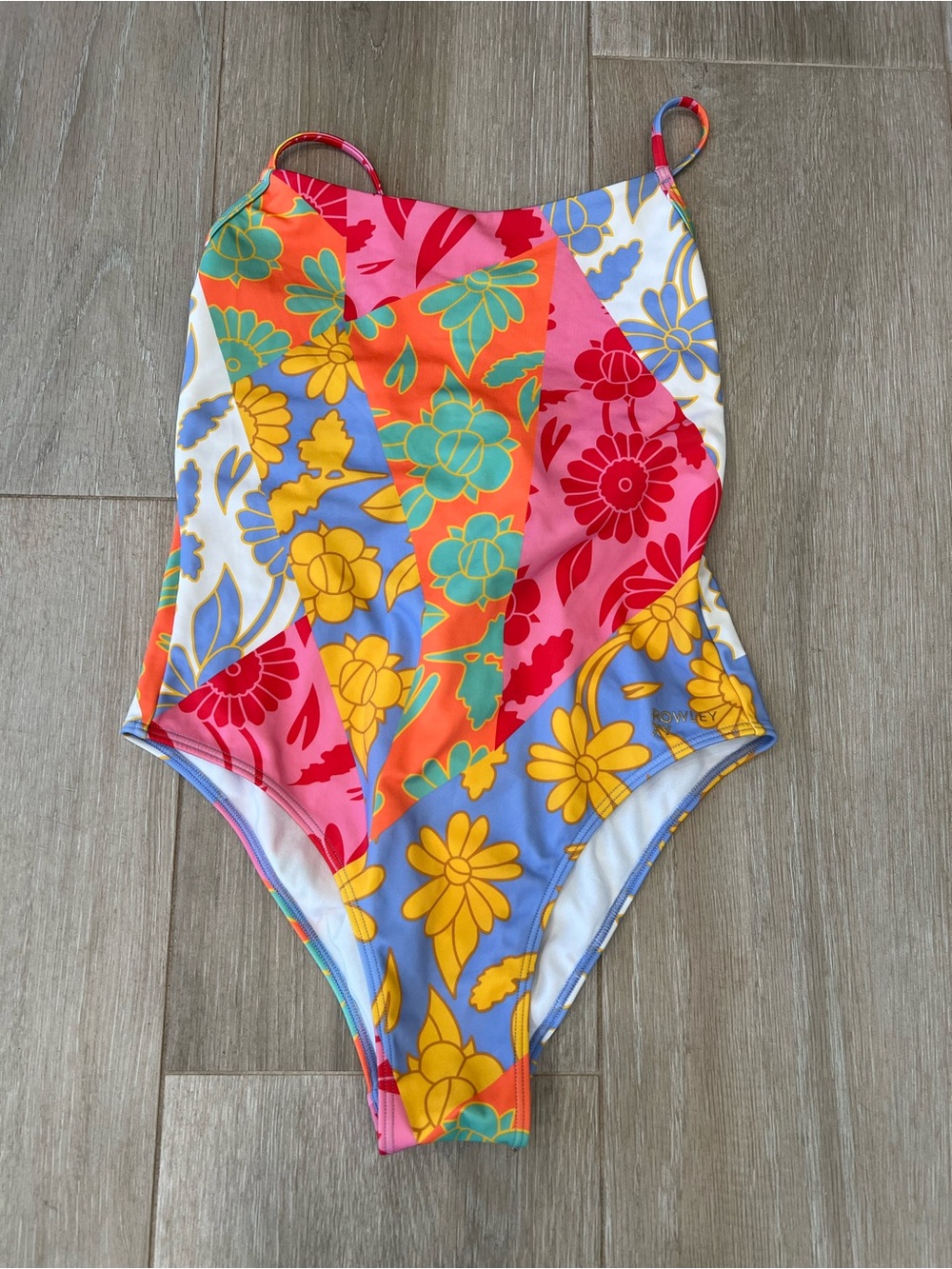 Roxy Colorful Floral One-Piece Swimsuit, size small